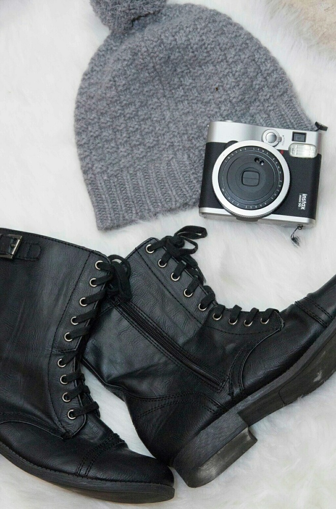 Black Combat Boots